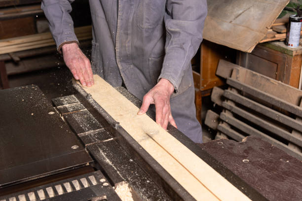 Cut Large Stock Using a Miter Saw