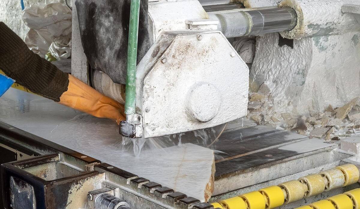 Sierras de hilo diamantado en la industria de la piedra flujo de trabajo