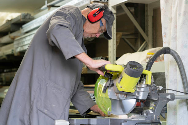 Cut Large Stock Using a Miter Saw