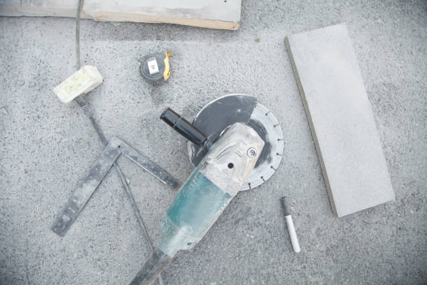 Removing Tile from a Concrete Floor